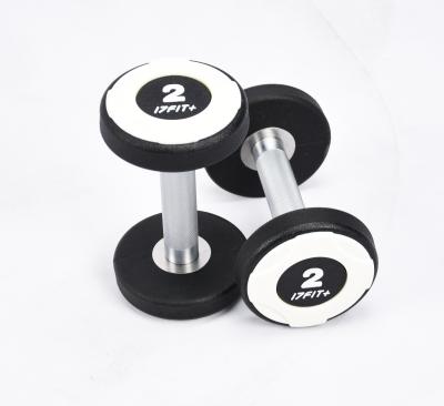 China Universal Commercial PU Around 10kg Weight Dumbbell Set for sale