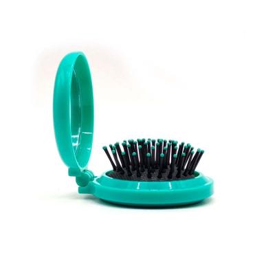 China Fashionable Hair Comb Air Cushion Massage Comb Hairdressing Hair Comb Mirror Foldable for sale