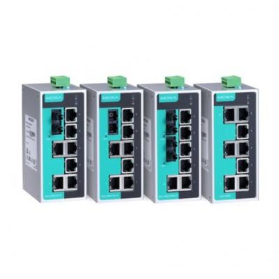 China MOXA EDS-208A Series 8 port compact unmanaged ethernet switches 2K for sale