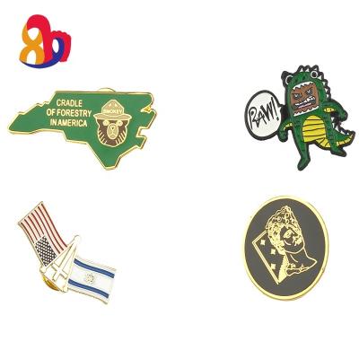 China China Making Wholesale Custom Cute Cartoon Logo Pattern Metal Lapel Pins for sale