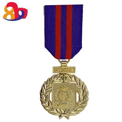 China High Quality Custom Wholesale 3D Metal Pin Badge Medals for sale