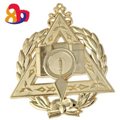 China high quality custom military zinc alloy 3D wing pin pilot badge for sale