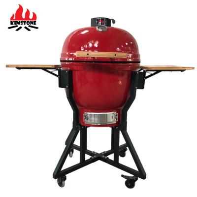 China Adjustable Size 24 Inch BBQ Style Grills Kamado Smoker Ceramic Keramische FULL GRILL for Home and Garden for sale