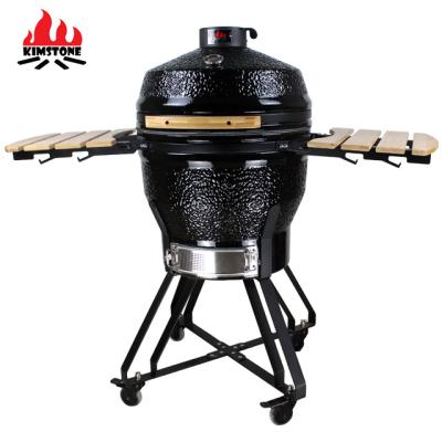 China New Style Adjustable Height Kimstone Ceramic Technology Kamado Grill 22inch for sale