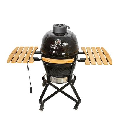 China Adjustable Size 18 Inch Grill 16Inch Kamado Grill Clay Rotisserie Ring Big Kamado Deflectir Joi Grill Toy Pizza Bbq for sale