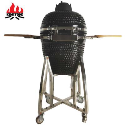 China Classic 18 Inch Adjustable Size Camping Stove Charcoal BBQ Grills For Sale Outdoor And Indoor Kamado Grill for sale