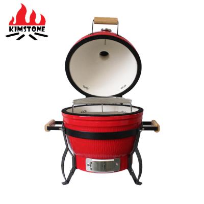 China Kamado Ceramic Grill Charcoal Oven Charcoal Garden Clay Tandoor Stove Japanese Asadores BBQ Grill Cyprus Porcelain Auplex Rotisserie Japanese Asadores Adjustable Height 16 Inches for sale