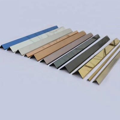 China Foshan Modern Factory Curved Quarter Round Stainless Steel Tile Trim Profile For Edge Protection for sale