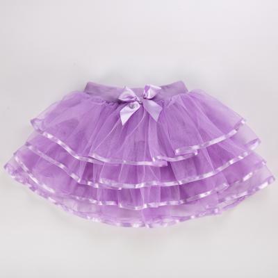 China 2022 high quality fluffy children Mesh Puffy Tulle Tutu Skirt 2022 fashion Anti-wrinkle baby tutu skirt solid colors borders for sale