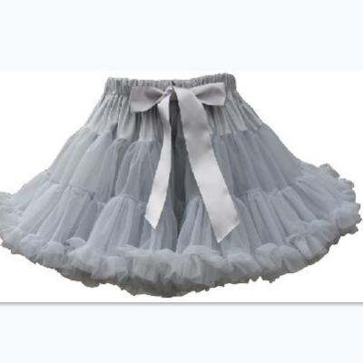 China Gray Clothing Best-Selling Baby Boutique Anti-Wrinkle Cheap Children's Net Pettiskirts for sale