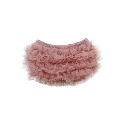 China 2020 Antibacterial Soft Baby Chiffon Ruffle Baby Tutu Solid Color Antibacterial Bloomers Baby Tutu Redheads Wholesale for sale