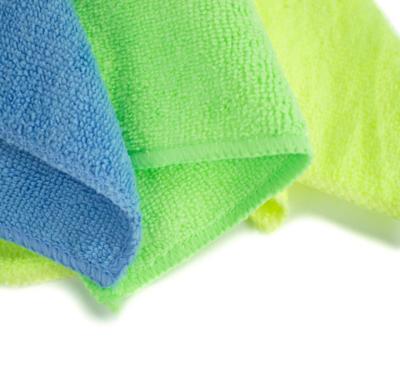 China Custom Sustainable Super Quality 40 x 40 Soft 300 Gsm Microfiber Towel Car Wash Care Microfiber Dust Car Cleaning Mopping Cloth Set for sale