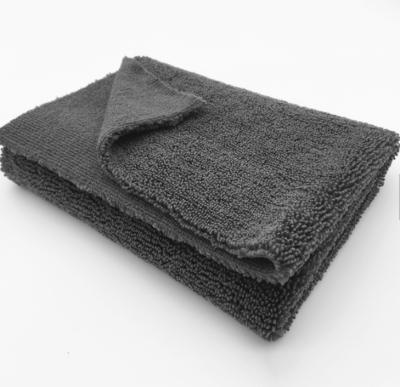 China Durable Edgeless Microfiber Cloth Super Absorbent Car Cleaning Edgeless Microfiber Towel for sale