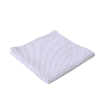 China White Logo Microfiber Towel Quick Dry Microfiber Viable Custom Gym Towel Microfiber Waffle Cloth for sale