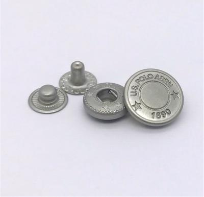 China SS-0176_custom viable high quality plated metal customize suits to plated unisex regular color shape snap button for sale