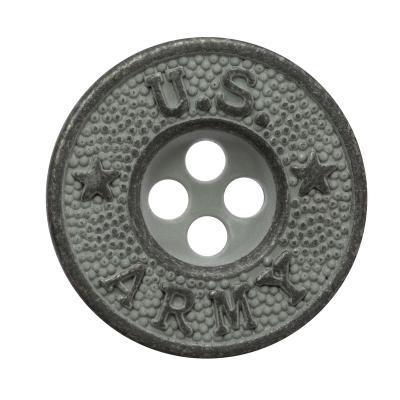 China Viable Wholesale Customization Four-hole Alloy Button For Denim Jacket for sale