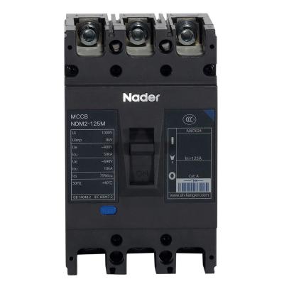 China 8000v Case Circuit Breaker model 20000times MCCB NDM2-125 P/4 for sale