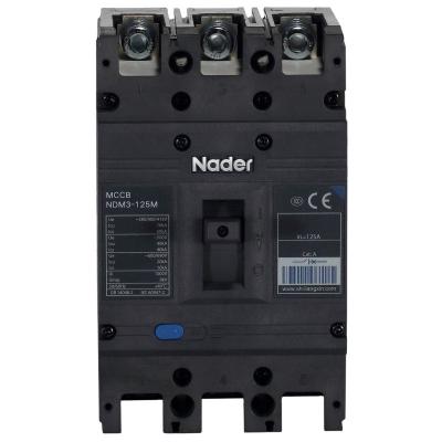 China MCCB NDM3-125M 3P molded case BREAKER by NADER NDM3-125M 3P for sale