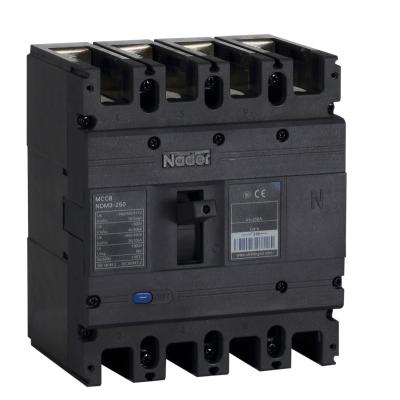 China Mccb Ndm3-250 4p Ac690v Telemecanique Molded Case Circuit Breaker By Nader NDM3-250 4P for sale