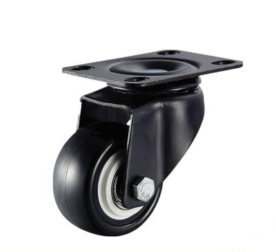 China Handling Tools factory produces high quality gold drill black casters and black castor rubber for sale