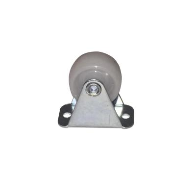 China Furniture Part Universal Wheel Plate Small Fixed Inch Castors For Furniture for sale