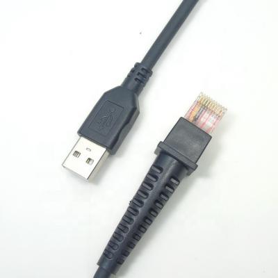 China Printer usb to rj50 rj45 barcode scanner cable for Datalogic 4130 for sale