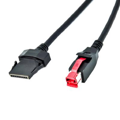 China COMPUTER Powered 24V USB To 1X8 Pin Retail Cable For Printers POS Systems for sale