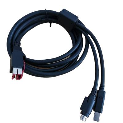 China 24V Printer to Hosiden 3 Pin Powered USB Cable for Epson USB POS Printer for sale