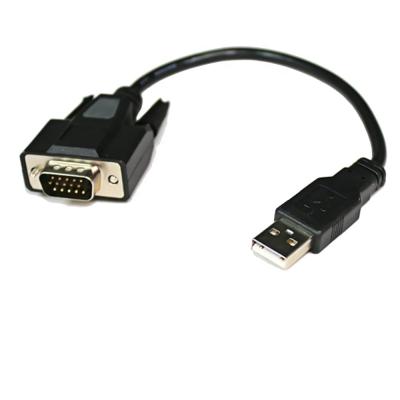 China High Quality Braided COMPUTER Shielded USB A Male To Male DB15 VGA Converter Cable for sale