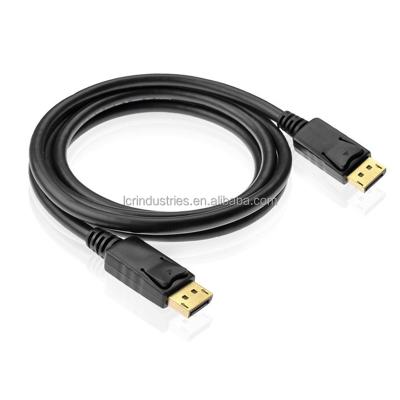 China 1080P COMPUTER display port male to male displayport computer cable for sale