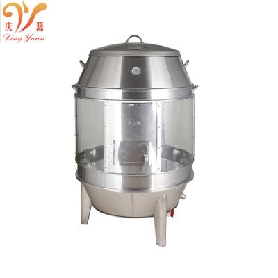 China Easy to disassembly and assembly. Wholesale High Quality Wood Charcoal Whole Chicken Roasting Oven Display Rotisserie Glass Fire for sale