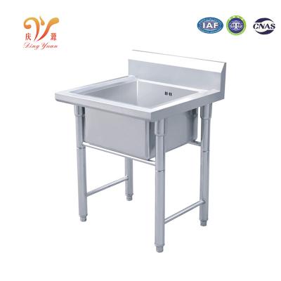 China With Faucet Stainless Steel Single Bowl Kitchen Sink For Restaurant for sale