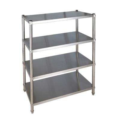 China 2018 modern style corrosion protection stainless steel supermarket shelf rack, metal storage rack for warehouse for sale