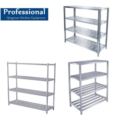 China Hotel / Restaurant Industrial Kitchen / Hospital / School Wholesaler Price 304 Stainless Steel Heavy Duty Storage Shelves Rack For Hotel for sale