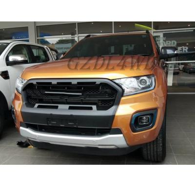 China Front Bumper Grill Guard With LED Pickup Truck Wildtrak Accessories LED Front Grill For Ranger T8 2019 2020 for sale