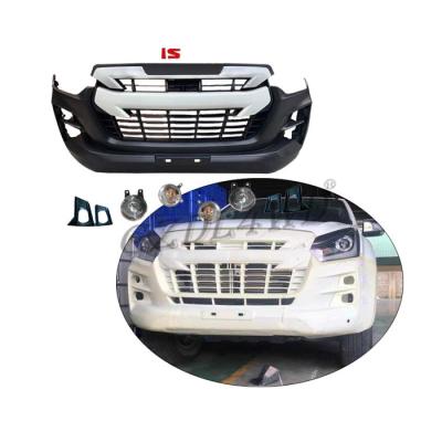 China Steel Offroad Front Bumper Protector Body Kit For Dmax 2012-2019 Upgrade To Dmax 2020+ High Configuration for sale