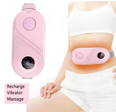 China ABS+PC Electric Menstrual Stomach Heating Belt Waist Heating Pad Warmer Massage Belt Abdominal Heat Belt Trainer for sale