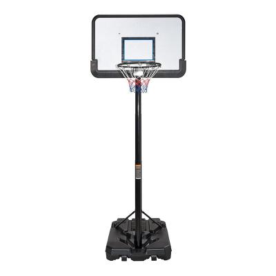 China PE Basketball Stand Hoop Outdoor Square Adjustable Removable Portable Team Activity Acrylic Backboard for sale