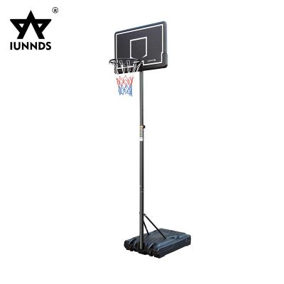 China PE Basketball Stand Hoop Outdoor Square Adjustable Removable Portable Team Activity Acrylic Backboard for sale