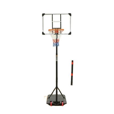 China Cheap PE Professional Adjustable Outdoor Portable Basketball Ring Backboard Basketball Hoop Rack for sale