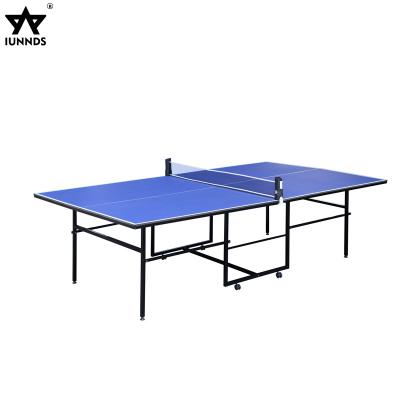 China Foldable/Movable With 8 Wheels Hot Selling Portable Foldable Ping Pong Table Family Mobile Table Tennis Table With Wheels for sale