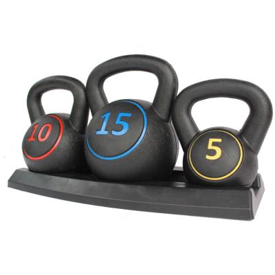 China Home Use Whosale Competition Vinyl Exercise Fitness Kettle Bell For Gym Power Training for sale