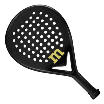 China Carbon Fiber Laser Pattern Customized Popular Full 18k Carbon Fiber Padel Rackets for sale