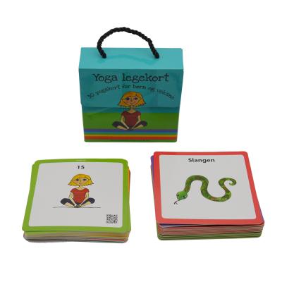 China Best Paper Card Games For Playing Customized Yoga Games for sale