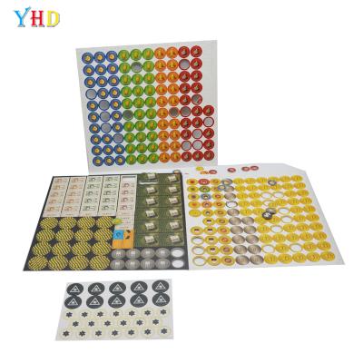 China 2021 YHD Paper Custom Printed Board Game with Game Pieces, Paper Working Title, Custom Printed Cardboard for sale