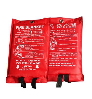 China Wholesale New Shopping Malls Fire Blanket 1/1.5/1.8/2 Meters Fiberglass Material for sale