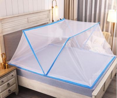 China New 2021 Hot Selling Bedding Home Decoration Portable Fast Folding Anti-mosquito Bed Adult Mosquito Net for sale