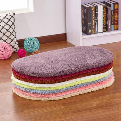 China Shaggy Area Rug Home Room Carpet Mats Bedroom Bathroom Floor Door Anti-Slip Fluffy Shag Rug Covers for sale