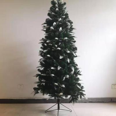 China Good Quality PVC/PE Tree Mini Maked Tree Pe Pvc Flocking Christmas Snow Tree for sale