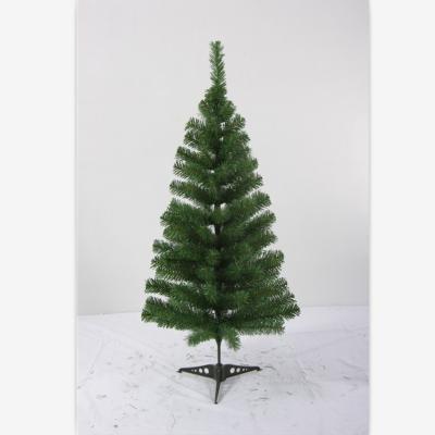 China Factory price120CM Eco-friendly Cheapest PVC Christmas Tree Decorations for sale